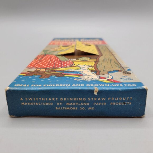 Mother Goose Sweetheart Drinking Straws For Home Use Vintage Childrens Packaging - Picture 6 of 8